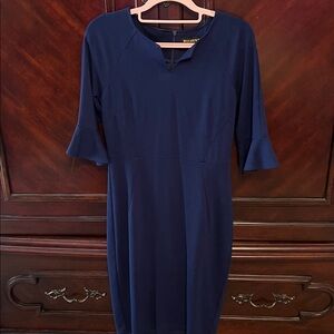 Elegant Navy Blue Dress